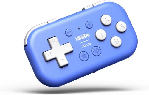 8BitDo Mini-manette bluetooth bleue pour Nintendo Switch & Raspberry Pi