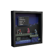 Pixel Frames - Castlevania Horrible Night - 23x23 cm