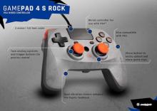 GamePad filaire Rock pour PS4 - Snakebyte