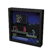 Pixel Frames - Castlevania Horrible Night - 23x23 cm