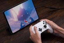 Manette 8BitDo Ultimate filaire pour Switch, PC et Android - Blanc